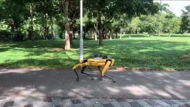 Spot, the Four-Legged Patrolling Robot Will Now Remind People About Social Distancing Measures in Bishan-Ang Mo Kio Park, Singapore (Watch Video)