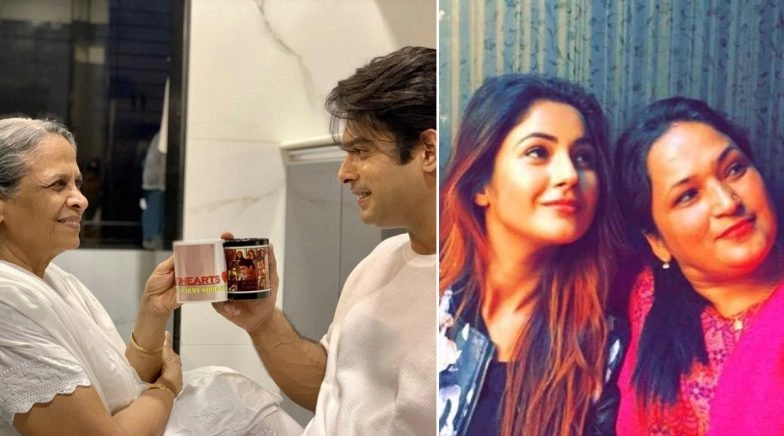 Sidharth Shukla, Shehnaaz Gill Share Adorable Posts Wishing Their Moms on Mother's Day 