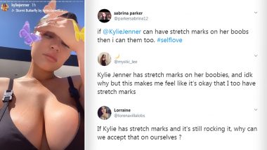 Kylie Jenner Shares Pic of Stretch Marks on Boobs on Instagram! Netizens Praise the Beauty Mogul for Crushing Fake Beauty Standards