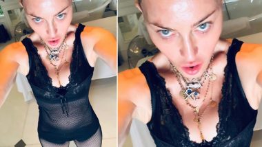 Madonna Shares Sexy Cleavage and Butt Shot In lacy, See-Through Lingerie on Instagram as She Prepares for Her ‘Regenerative Treatment’