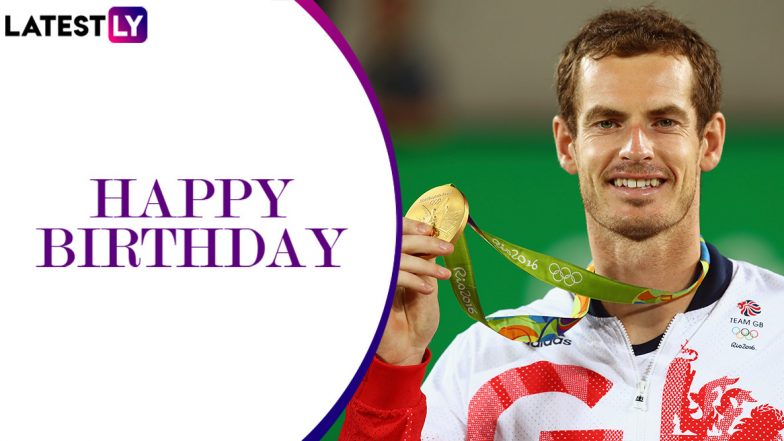 Andy Murray Birthday Special: From Grand Slam Titles to Olympic Gold Medals, Check Out Some Facts About British Tennis Star