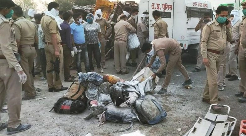Auraiya Road Accident: PMO Announces Ex-Gratia of Rs 2 Lakh Each for Kin of Deceased