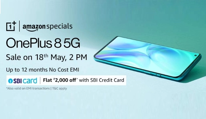 OnePlus 8 5G Smartphone Online Sale on May 18