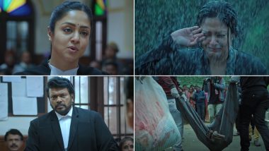 Ponmagal Vandhal Trailer: Jyotika's Relentless Lawyer Fights For Justice in a Complicated Case in This Intriguing Courtroom Drama (Watch Video)
