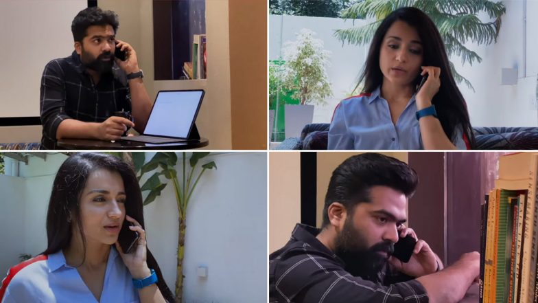Karthik Dial Seytha Yenn: STR and Trisha Krishnan Relive Their Vinnaithaandi Varuvaayaa Magic in Gautham Menon’s Short Film on Lockdown Blues (Watch Video)