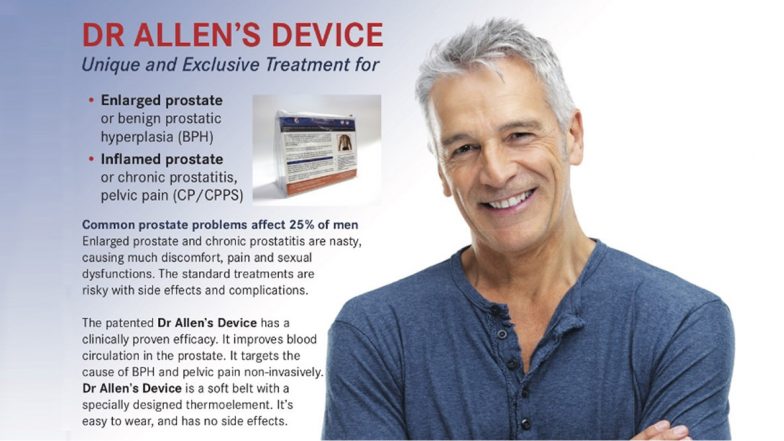 Lower Back Pain and Benign Prostate Hyperplasia Treatment Using Dr Allen’s Device Protects Against COVID-19