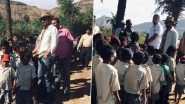 Irrfan Khan&rsquo;s Son Babil Shares Late Actor's Throwback Pics Interacting with School Kids and Principal During Their Farmhouse Visit