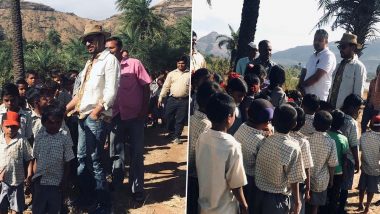 Irrfan Khan’s Son Babil Shares Late Actor's Throwback Pics Interacting with School Kids and Principal During Their Farmhouse Visit