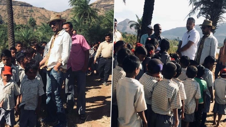 Irrfan Khan’s Son Babil Shares Late Actor's Throwback Pics Interacting with School Kids and Principal During Their Farmhouse Visit