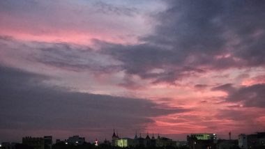 The Sky Is Pink! Cyclone Amphan Cause Purple-Pink Skies in Bhubaneswar and Twitter Is Flooded with Mesmerising Pics