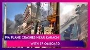 Pakistan International Airlines Plane Crashes Near Karachi's Jinnah International Airport