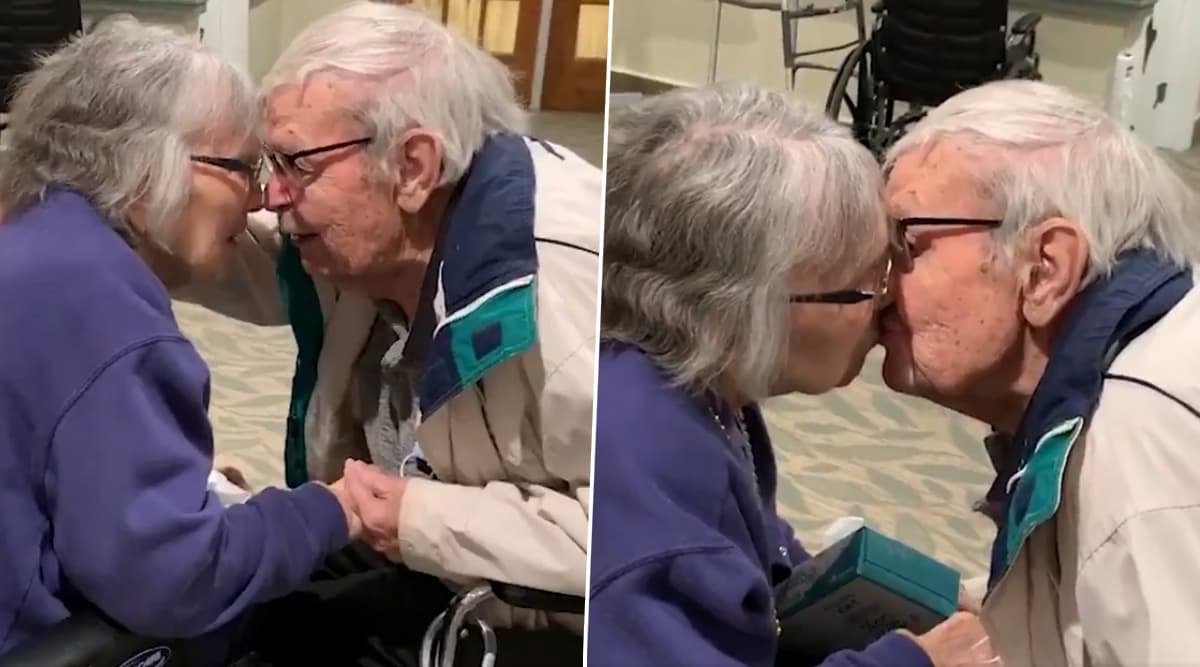 Heart-melting Video of Elderly New York Couple Married for 70 Years Re-Uniting After Months of Being Apart Due to Coronavirus Is Making Netizens Emotional! Heart-melting Video of Elderly New York Couple Married for 70 Years Re-Uniting After Months of Being Apart Due to Coronavirus Is Making Netizens Emotional!