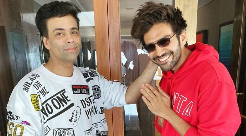 Eid Mubarak! Kartik Aaryan's Birthday Wish For Karan Johar Has a Festive Touch (View Pic)