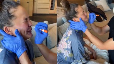 Chrissy Teigen Undergoes COVID-19 Test Before Prepping For Her Breast Surgery, Posts Video of the Same