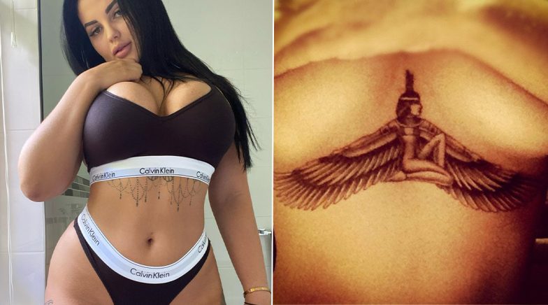 Rihanna New Fashion Xxx So - Renee Gracie Flaunting The Sexy 'Boob Chandelier' Tattoo Is The Latest  Celeb To Join The Classic Inking Trend With Rihanna Being The OG! | ðŸ›ï¸  LatestLY