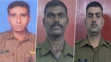 Handwara Encounter: 3 CRPF Constables - Ashwani Kumar Yadav, C Chandrasekar and Santosh Kumar Mishra - Martyred in Gunfight, One Terrorist Neutralised