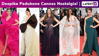 Deepika Padukone Cannes Nostalgia: Riveting, Rapturous and Staggeringly Sassy, All of Her High-Octane Fashion Moments From the French Riviera!