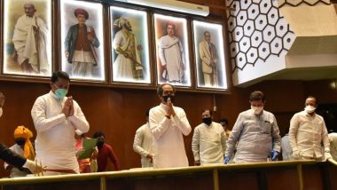 Maharashtra CM Uddhav Thackeray, 8 Other Ministers Take Oath as Members of Legislative Council in Mumbai