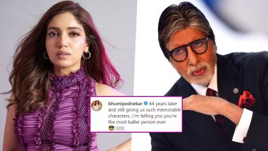 Amitabh Bachchan Is Confused over Bhumi Pednekar’s Compliment on His Instagram Post