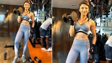 Urvashi Rautela Looks Stunning in Her Workout Outfit, Urges Everyone to Stay Fit During Lockdown (View Pic)