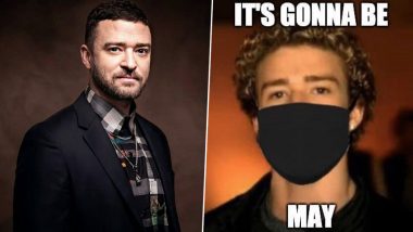 Justin Timberlake Shares His 'It's Gonna Be May' Meme But With a COVID-19 Twist