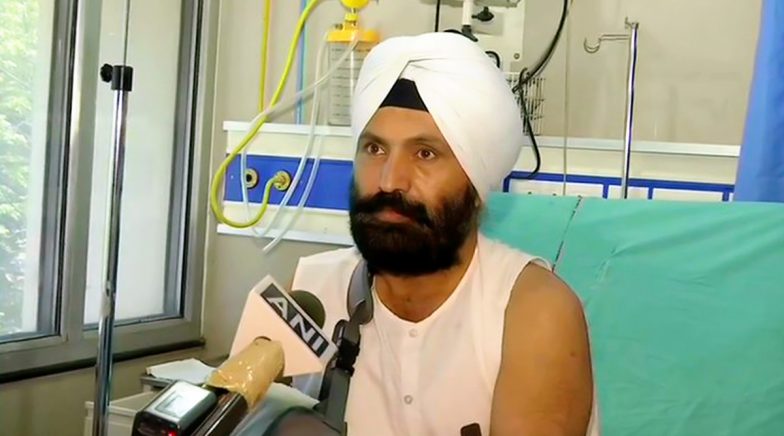 SI Harjeet Singh, Whose Hand Was Chopped Off by Nihangs, Receives Grand Welcome by Punjab Police