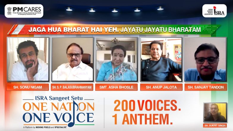 Asha Bhosle, Sonu Nigam Among 200 Singers Create an Anthem with Sentiment of Togetherness in 14 Languages