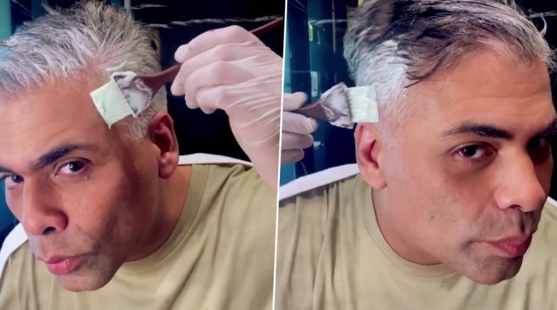 Karan Johar Gets Rid of His White Hair After His Kids Called Him ‘Buddha’ (Watch Video)