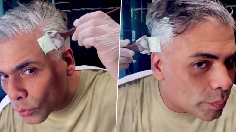 Karan Johar Gets Rid of His White Hair After His Kids Called Him ‘Buddha’ (Watch Video)