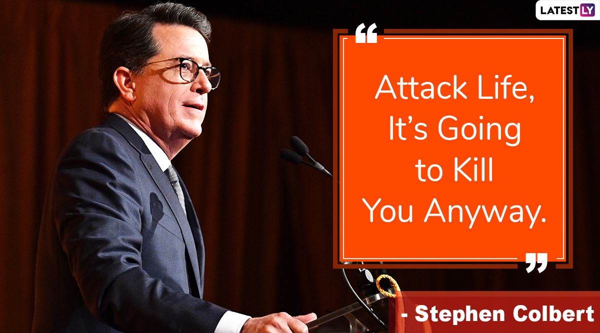 Viral News | Stephen Colbert Quotes: Most Popular Sayings By American ...