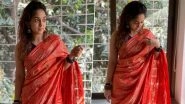 Ira Khan Dons a Self-Draped Saree on the Auspicious Occasion of Eid (View Pic)