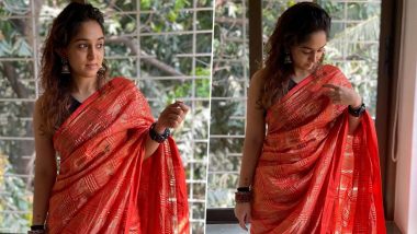 Ira Khan Dons a Self-Draped Saree on the Auspicious Occasion of Eid (View Pic)