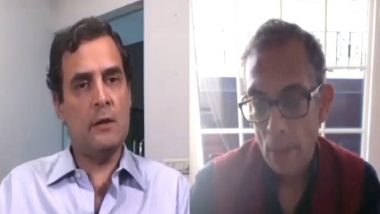 Rahul Gandhi Video Interview With Abhijit Banerjee: Faster Lockdown Exit Need of Hour, Put Cash Into People's Hand, Says Nobel Laureate