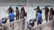 Uttar Pradesh Cops Thrash Man in Agra For Not Wearing Helmet And Face Mask, Suspended After Video Surfaces