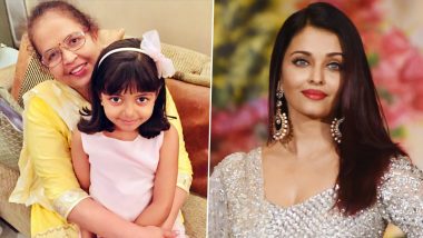 Aishwarya Rai Bachchan and Daughter Aaradhya Have a Super Sweet Birthday Wish for the Latter’s ‘Doddaaa’ (View Post)