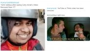 CarryMinati&rsquo;s 'YouTube vs TikTok: The End' Video Removed Over YouTube&rsquo;s Harassment and Cyberbullying Policy, Happy Amir Siddiqui Funny Memes Go Viral!