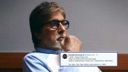 Amitabh Bachchan Falls For Another WhatsApp Forward; Wishes Everyone 'Happy Birthday' Based on Rare Phenomenon That is Simply Basic Maths!