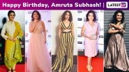 Amruta Subhash Birthday Special: Effortless Chic, Ethereal Charm and Understated Elegance All at Once, One Look at a Time!