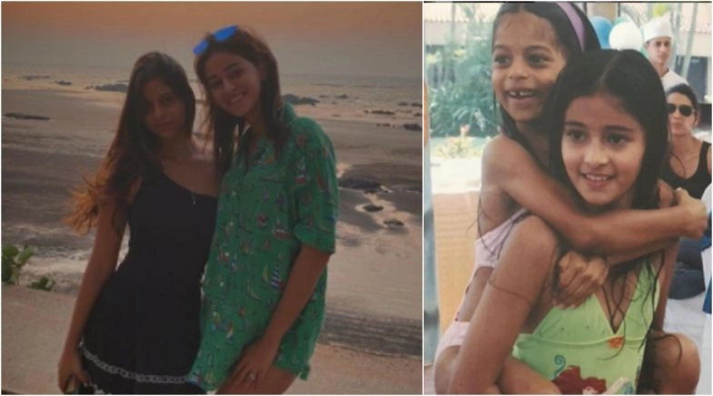 Ananya Panday Wishes BFF Suhana Khan With Adorable Childhood Snaps!