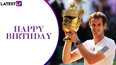 Andy Murray Birthday Special: Top-5 Performances by the Former World No 1 and Three-Time Grand Slam Champion (Watch Videos)