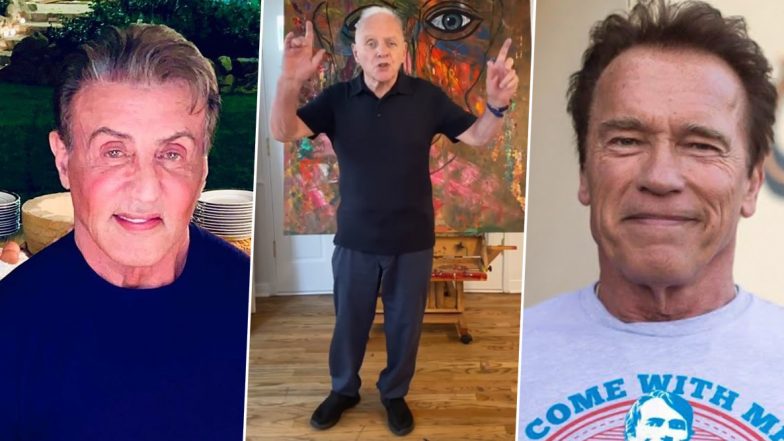 Anthony Hopkins, Aged 82, Nails the Toosie Slide Challenge on TikTok! Actor Asks Arnold Schwarzenegger and Sylvester Stallone to Take the Dance Challenge
