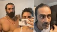 Arjun Rampal Says 'Time to Let It Go' As He Shaves Off His Quarantine Beard With Help From Girlfriend Gabriella Demetriades in a Timelapse Video