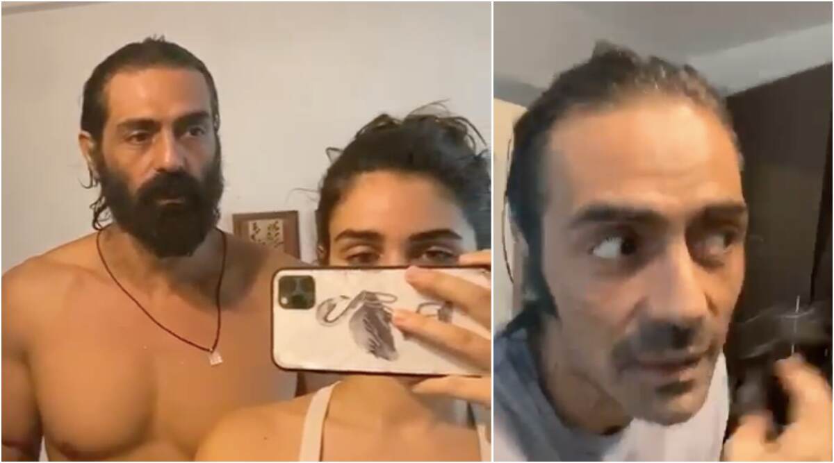 1200px x 667px - Arjun Rampal Says 'Time to Let It Go' As He Shaves Off His Quarantine Beard  With Help From Girlfriend Gabriella Demetriades in a Timelapse Video | ðŸŽ¥  LatestLY