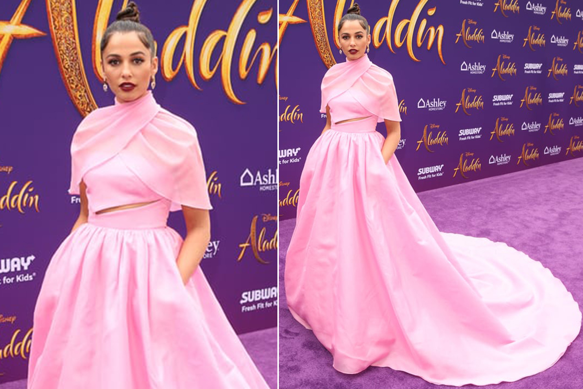Great Outfits in Fashion History: Naomi Scott in a Brandon Maxwell Gown Fit  for a Disney Princess - Fashionista