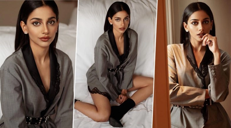 Banita Sandhu Oozing Oomph in a Blazer Dress, Sleek Hair, Intent Gaze and the Works!