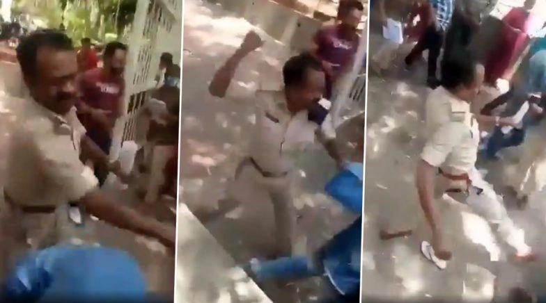 Bengaluru Policeman Thrashes Migrant Workers For Demanding Home Travel