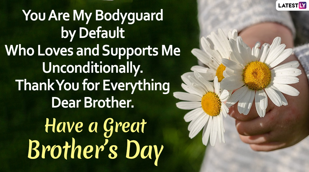 Happy Brother's Day 2020 Greetings & HD Images: WhatsApp Stickers ...