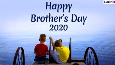 Brother’s Day Images & HD Wallpapers for Free Download Online: Wish Happy US National Brother’s Day 2020 With WhatsApp Stickers and GIF Greetings