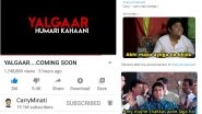 #CarryMinatiRoast Trends Again With Funny Memes & Jokes After Ajey Nagar Announces His New YouTube Video &lsquo;YALGAAR&hellip;COMING SOON&rsquo;