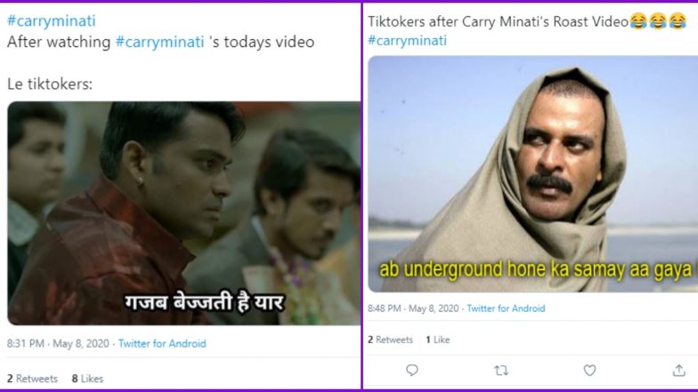 Carry Minati's YouTube Vs TikTok Videos Gives Rise to #CarryMinati Meme-Fest on Twitter, Check Funny Jokes